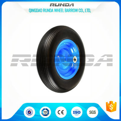 Chine la roue solide de mousse de l'unité centrale 4inches, ligne roulette de polyuréthane de modèle roule 4.00-8 fournisseur